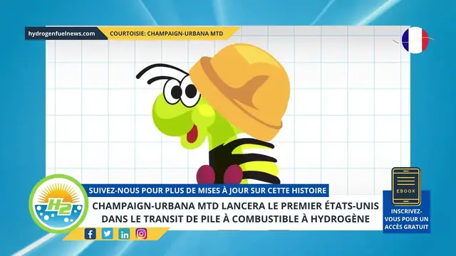 Video thumbnail for [French] Champaign-Urbana MTD to launch US first in hydrogen fuel cell transit