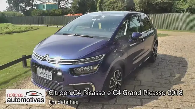 Video thumbnail for Citroen C4 Picasso 2018 / Grand C4 Picasso 2018 - Detalhes - NoticiasAutomotivas.com.br