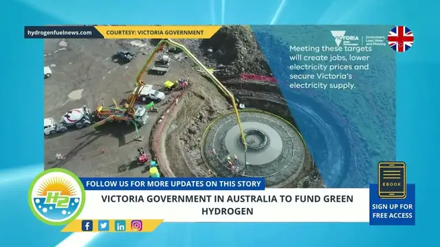 Video thumbnail for Victoria government in Australia to fund green hydrogen