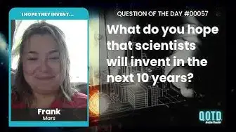 Video thumbnail for Frank wants flying cars, straight out of Back to the Future. Better late than never!