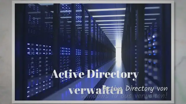 Video thumbnail for So lässt sich Active Directory in Windows 10 verwalten