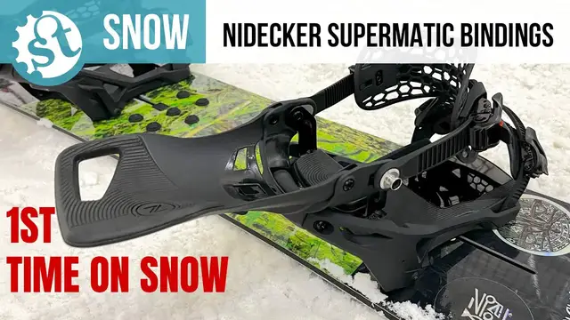 Video thumbnail for First Time On Snow with the Nidecker Supermatic Snowboard Bindings