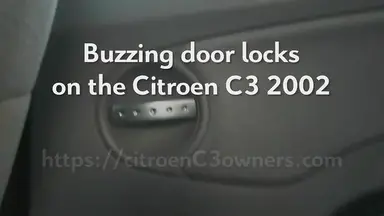 'Video thumbnail for Demo of Buzzing door locks on a Citroen C3'
