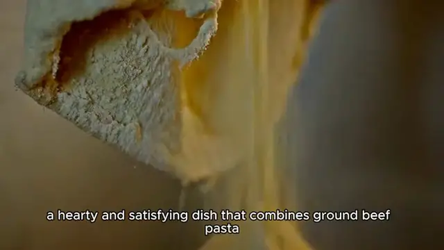 Video thumbnail for Baked Beef and Pasta Casserole