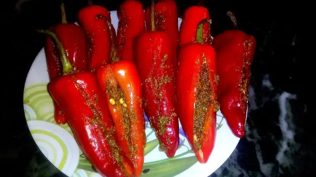 Video thumbnail for Achaar Recipe - Lal Mirch Ka Achaar -Easy Red Chilli Pickle Recipe - लाल मिर्च का अचार रेसिपी