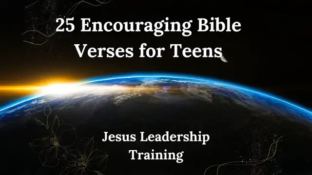 Video thumbnail for 25 Encouraging Bible Verses for Teens
