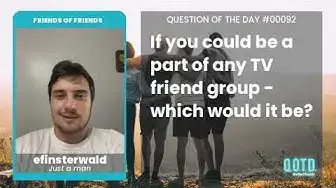 Video thumbnail for The friend group about nothing! efinsterwald wants to befriend the Seinfeld characters.