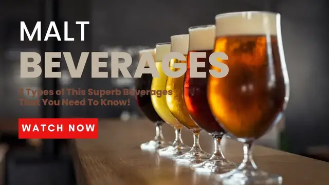 Video thumbnail for Malt Beverages, 3 Types of This Superb Beverages That You Need To Know!