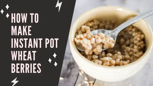 Video thumbnail for Instant Pot Wheat Berries