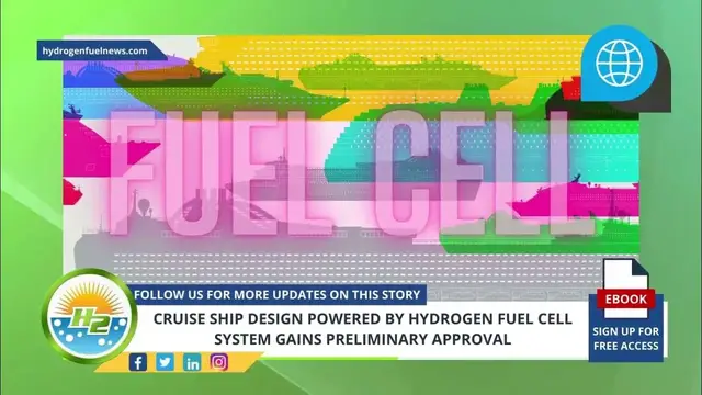 Video thumbnail for Cruise Ship Design Powered by Hydrogen Fuel Cell System Gains Preliminary Approval
