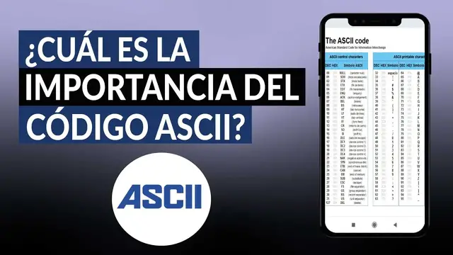 Video thumbnail for ¿Qué es, para qué sirve y cuál es la importancia del CÓDIGO ASCII?