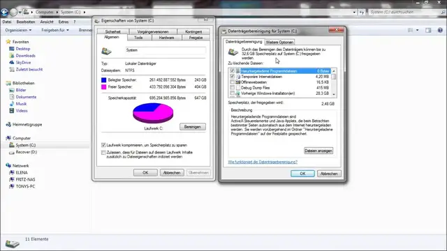 Video thumbnail for Windows 7: Datenträger bereinigen - Datenschrott löschen