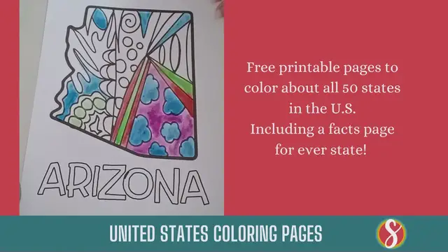 Video thumbnail for Arizona Coloring Page