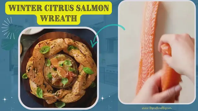 'Video thumbnail for Winter Citrus Salmon Wreath'