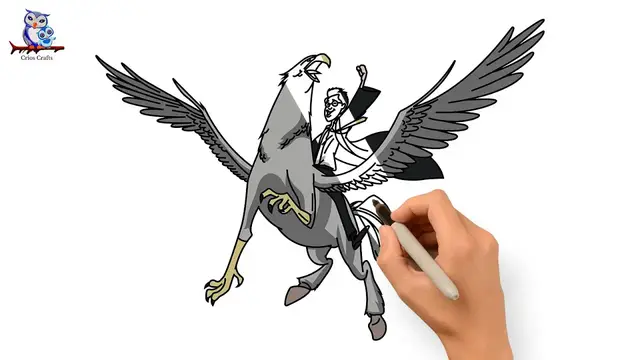 Video thumbnail for How to Draw Hippogriff from Harry Potter - Hogwarts Legacy