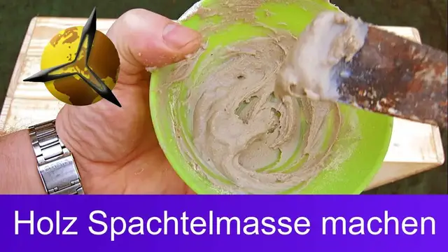 Video thumbnail for Spachtelmasse für Holz selber machen