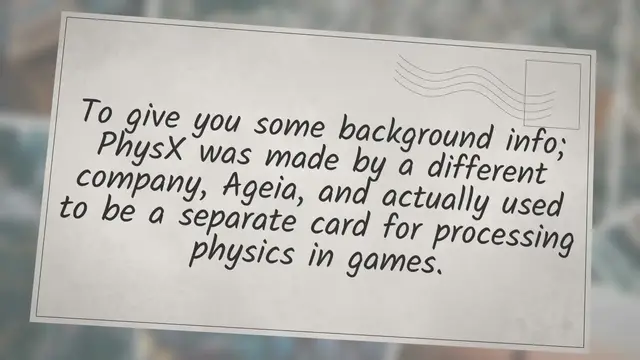 Video thumbnail for Nvidia PhysX System Software: What Is It & Do I Need it?