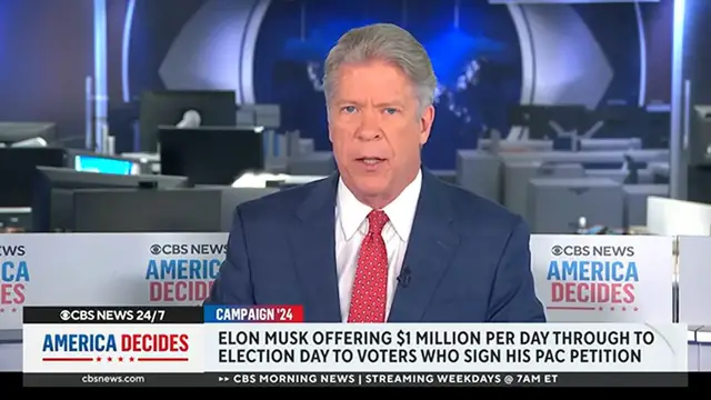 Video thumbnail for Examining the legality of Elon Musk s PAC giveaway