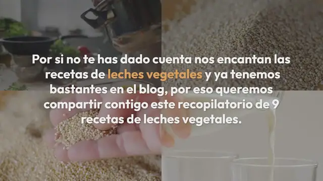 Video thumbnail for 9 Recetas de Leches Vegetales