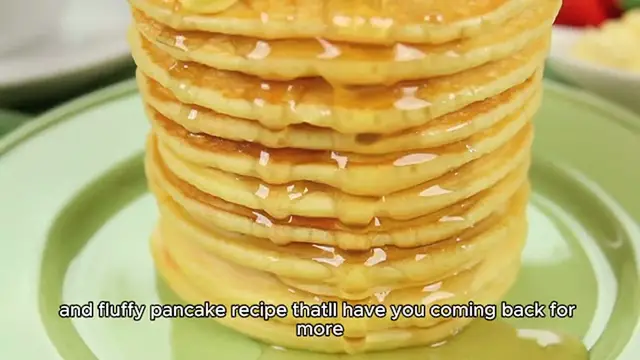Video thumbnail for fluffy pancake recipe