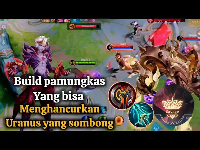 'Video thumbnail for CARA SETING BUILD yang paling ganas untuk dhirot ‼️setebal Uranus bisa tembus'