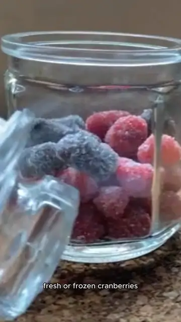 Video thumbnail for cranberry sauce recipe