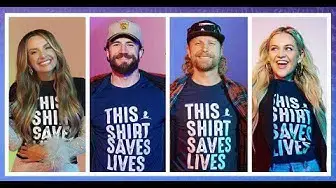 Video thumbnail for Country Artists Support St. Jude With This Shirt Saves Lives