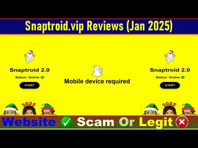 Video thumbnail for The Snaptroid Snapchat Scam - What You Need To Know