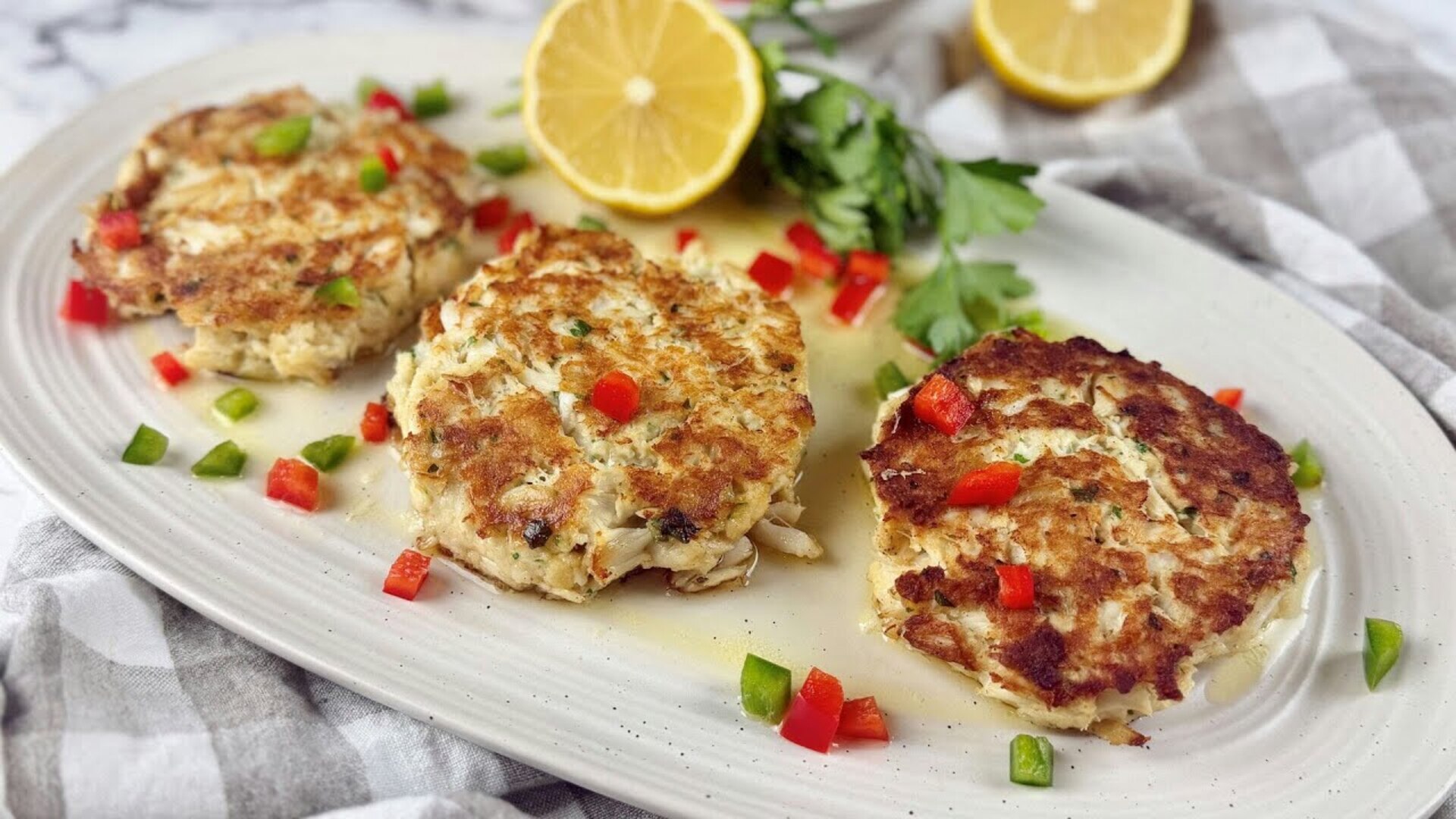 Video thumbnail for Copycat Ruth's Chris Sizzling Crab Cakes Recipe