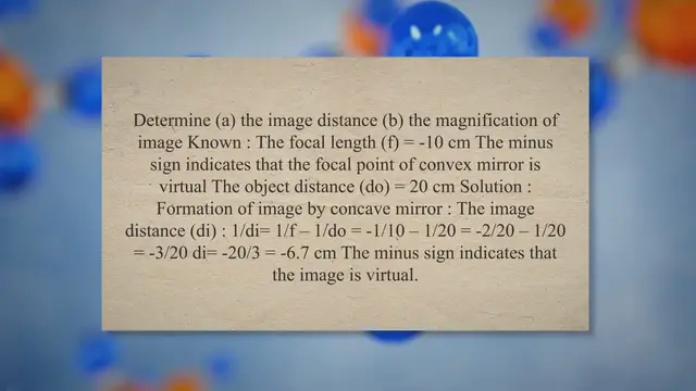 Video thumbnail for Convex mirror – problems and solutions