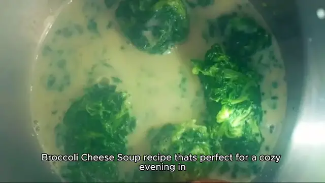 'Video thumbnail for Broccoli Cheese Soup Recipe'