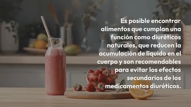 Video thumbnail for Diuréticos naturales en los alimentos para tratar la retención de líquidos