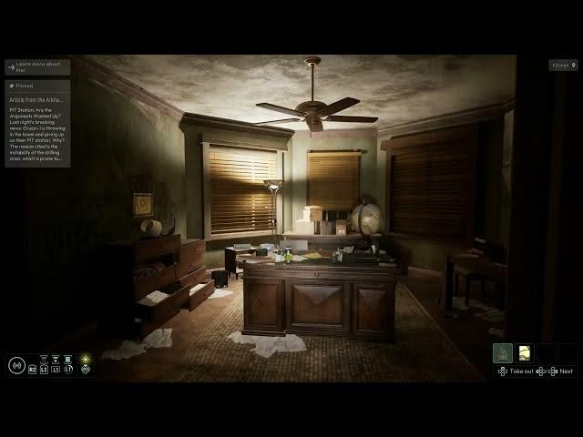 Video thumbnail for Cthulhu: The Cosmic Abyss - 1 The Awakening: Learn About Mei: Investigate The Office and Kitchen