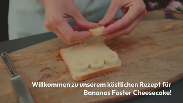Video thumbnail for Bananas Foster Cheesecake Rezept | Cremig & Lecker