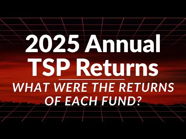 Video thumbnail for Outstanding 2025 TSP Performance! Which Fund Had the Highest Return?