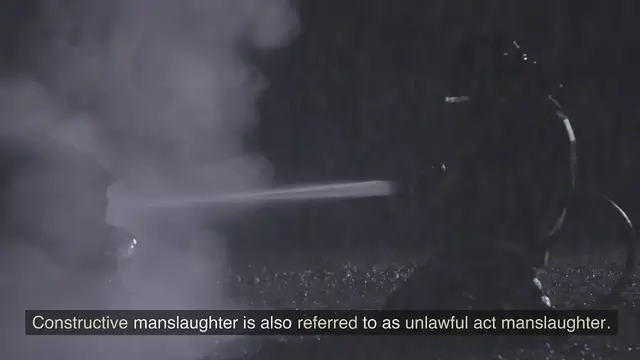 Video thumbnail for Constructive manslaughter www.e-lawresources.co.uk