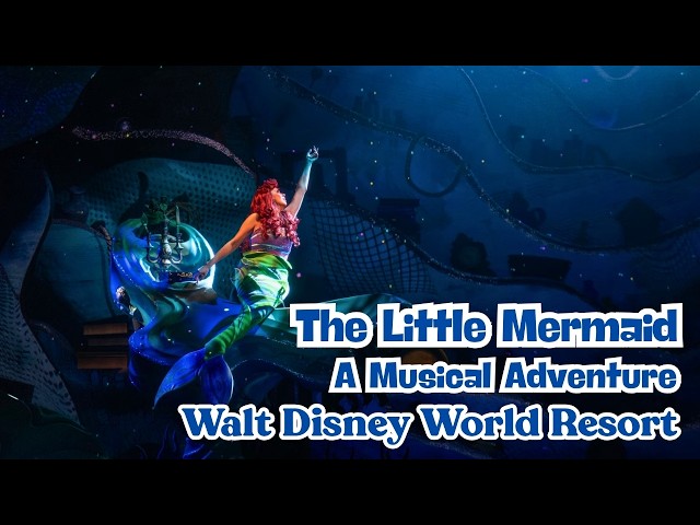 Video thumbnail for The Little Mermaid – A Musical Adventure | Disney's Hollywood Studios | Walt Disney World 4K 🧜‍♀️🦀🌊