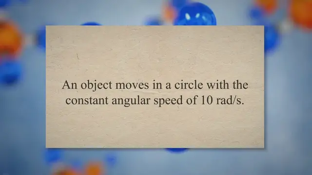 Video thumbnail for Uniform circular motion – problems and solutions