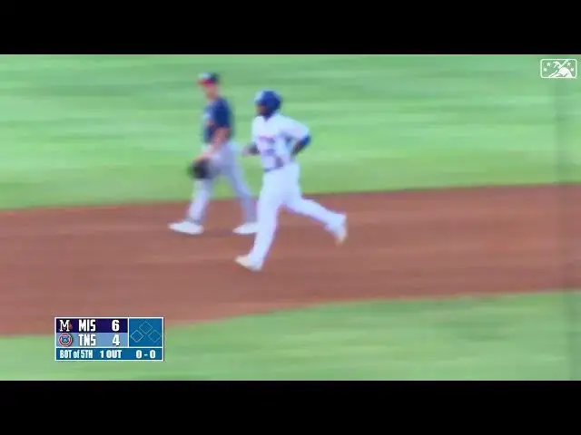 'Video thumbnail for BJ Murray Jr CLUBS a Solo Home Run! | Chicago Cubs Prospect | 7/19/2023'