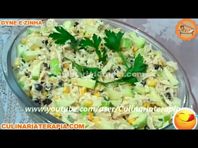 Video thumbnail for Receita de Saboroso Salpicão de Frango Fácil e Rápido Ensinado por Especialista da Culinária