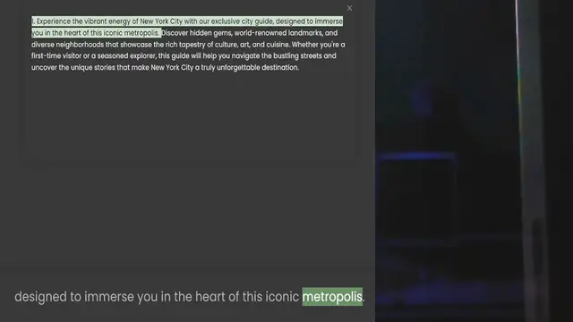 Video thumbnail for you in the heart of this iconic metropolis. Discover hidden gems, world-renowned landmarks, and diverse neighborhoods that showcase the rich tapestry of culture, art, and cuisine. Whether you're a first-time visitor or a seasoned explorer
