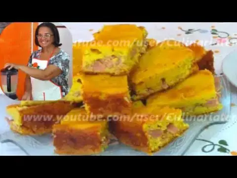 Video thumbnail for Tortinha Cremosa de Milho com Presunto - Dyne Filha e Mãe Zinha