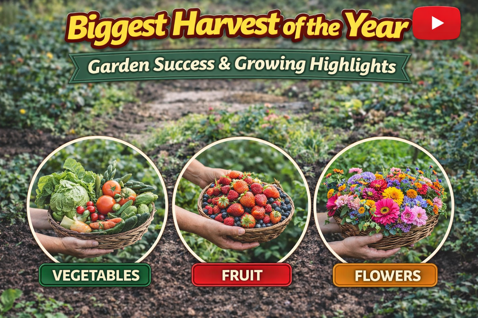 Video thumbnail for Biggest Harvest of the Year | Garden Success & Growing Highlights