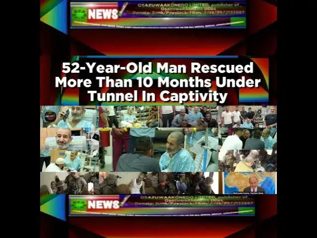 Video thumbnail for 52-Year-Old Man Rescued More Than 10 Months Under Tunnel In Captivity ~ OsazuwaAkonedo