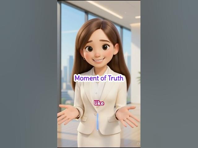 Video thumbnail for Moment of Truth #meaning #idioms #definition #examples #learnenglish #idiom #viral #englishlanguage