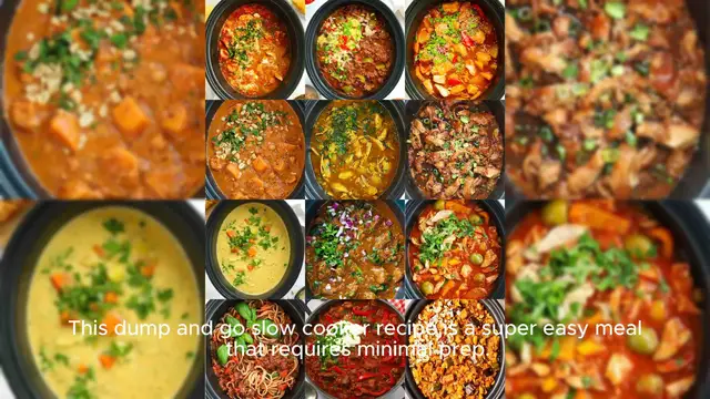 Video thumbnail for dump and go slow cooker recipe