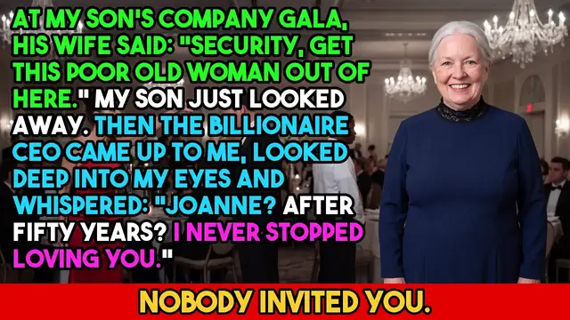 Video thumbnail for At my son's company gala, his wife said: "Security, get this poor old woman out of here." My son…