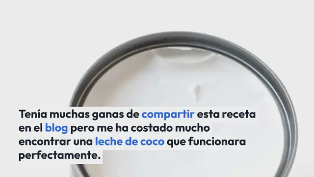 Video thumbnail for Cómo Hacer Nata Montada de Coco