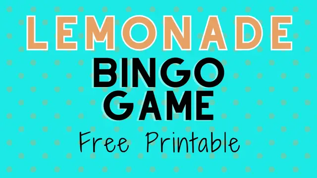 Video thumbnail for Lemonade Bingo