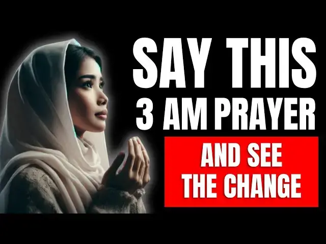 'Video thumbnail for PRAY THIS AT 3 AM WITH FAITH | YOUR MIRACLE WILL HAPPEN'